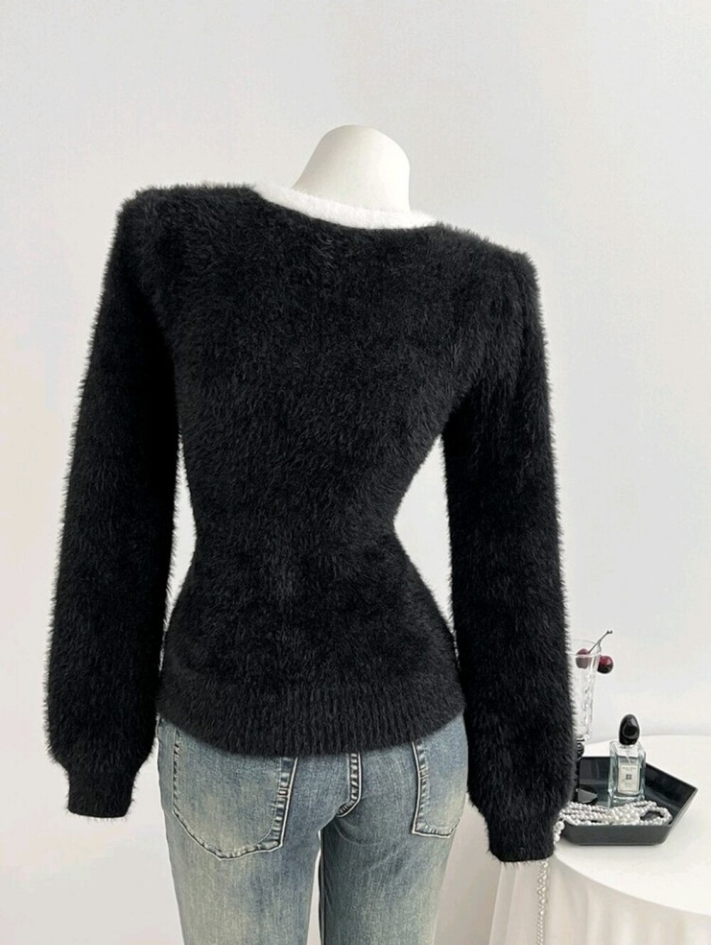 Women's Autumn/Winter Fashion Minimalist Versatile Daily Date Photo Slim - Picture 2 of 5